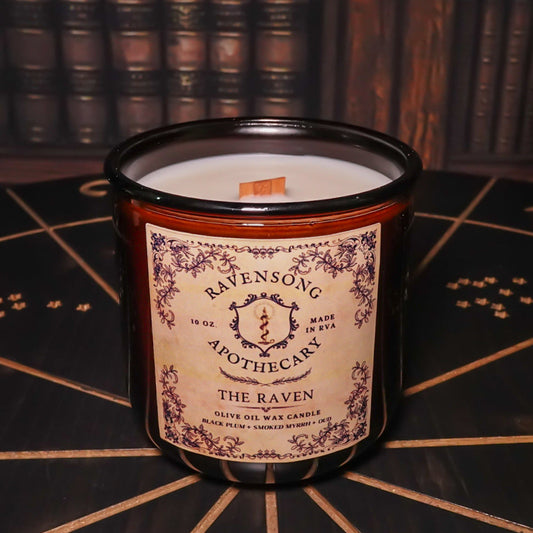 The Raven | 10 oz. Olive Oil Wax Candle