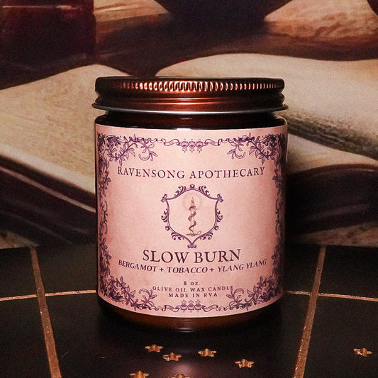 Slow Burn | 8 oz. Olive Oil Wax Candle