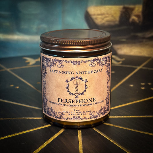 Persephone | 8 oz. Olive Oil Wax Candle